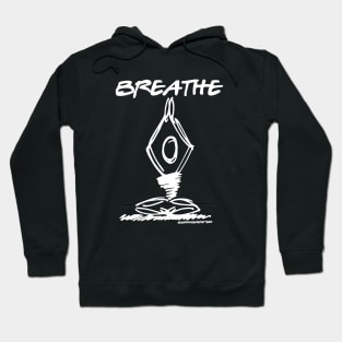 Breathe Yoga Pose v3 Hoodie